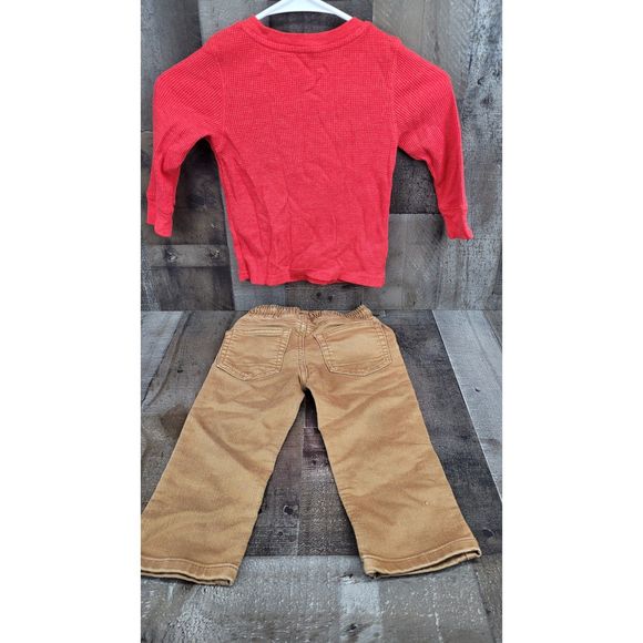 Cat & Jack 2 Piece Toddler Set Outfit Pants and Top Size 2T - Picture 5 of 7